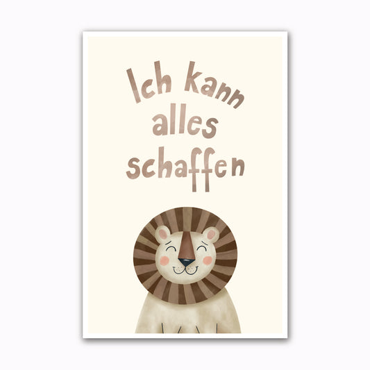 Affirmations-Poster "Ich kann alles schaffen"